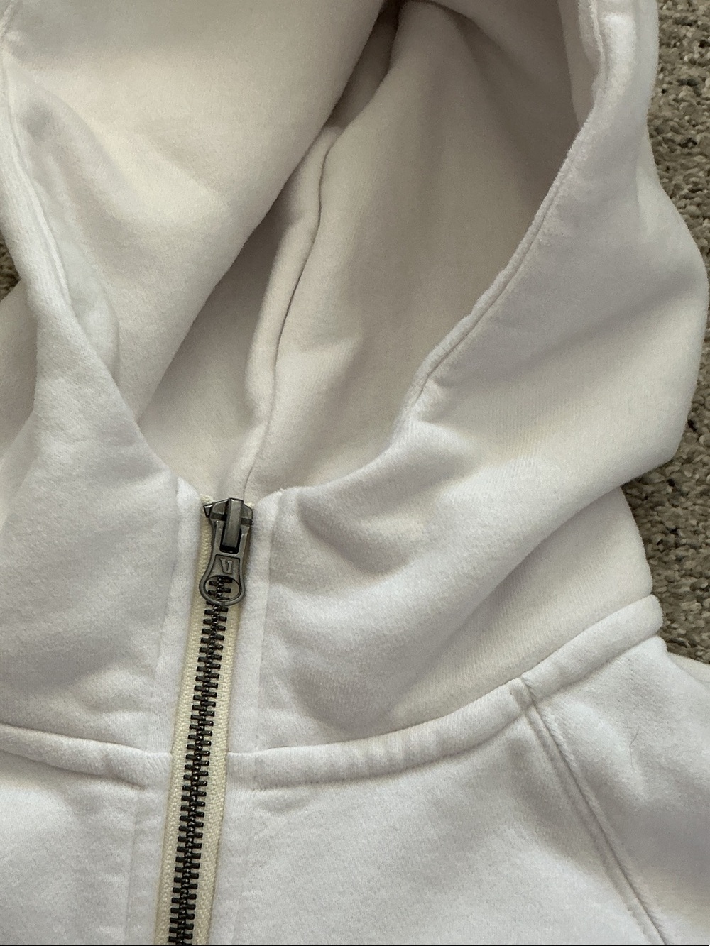 Vuori Restore Half-Zip Hoodie ~ White - Picture 8 of 12